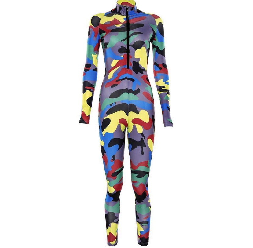 Confetti Camouflage Body-Suit