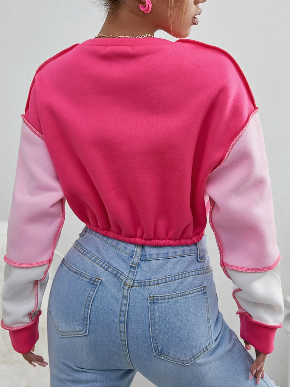 Off/Air Pretty in Pink Crop Top