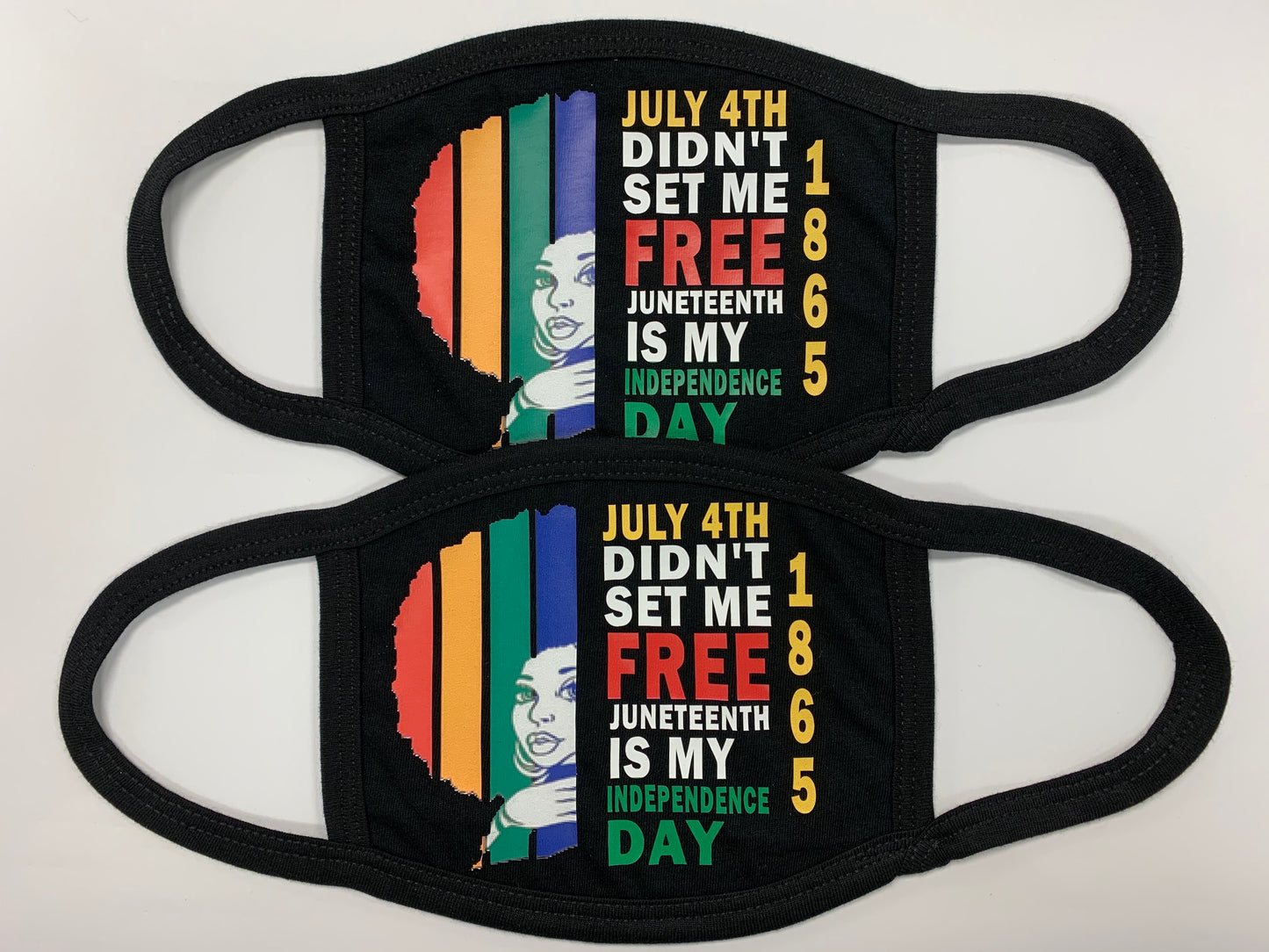 Juneteenth Independence Custom Face Mask