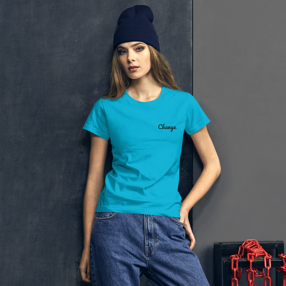 Change short sleeve t-shirt