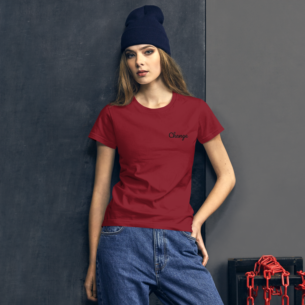 Change short sleeve t-shirt