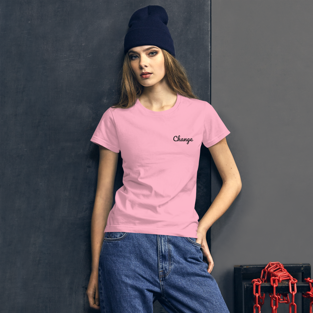 Change short sleeve t-shirt