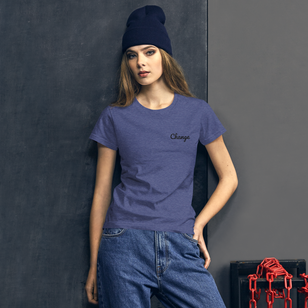 Change short sleeve t-shirt