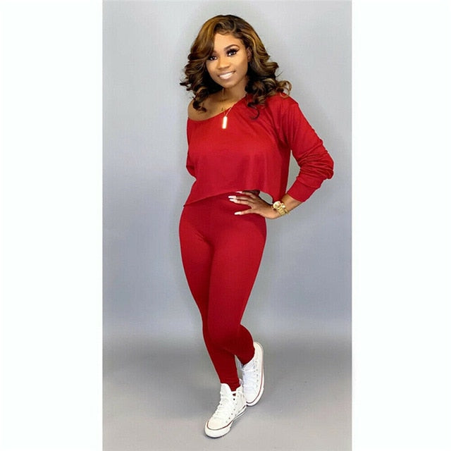 Going Somewhere - Half Shoulder Pants Set