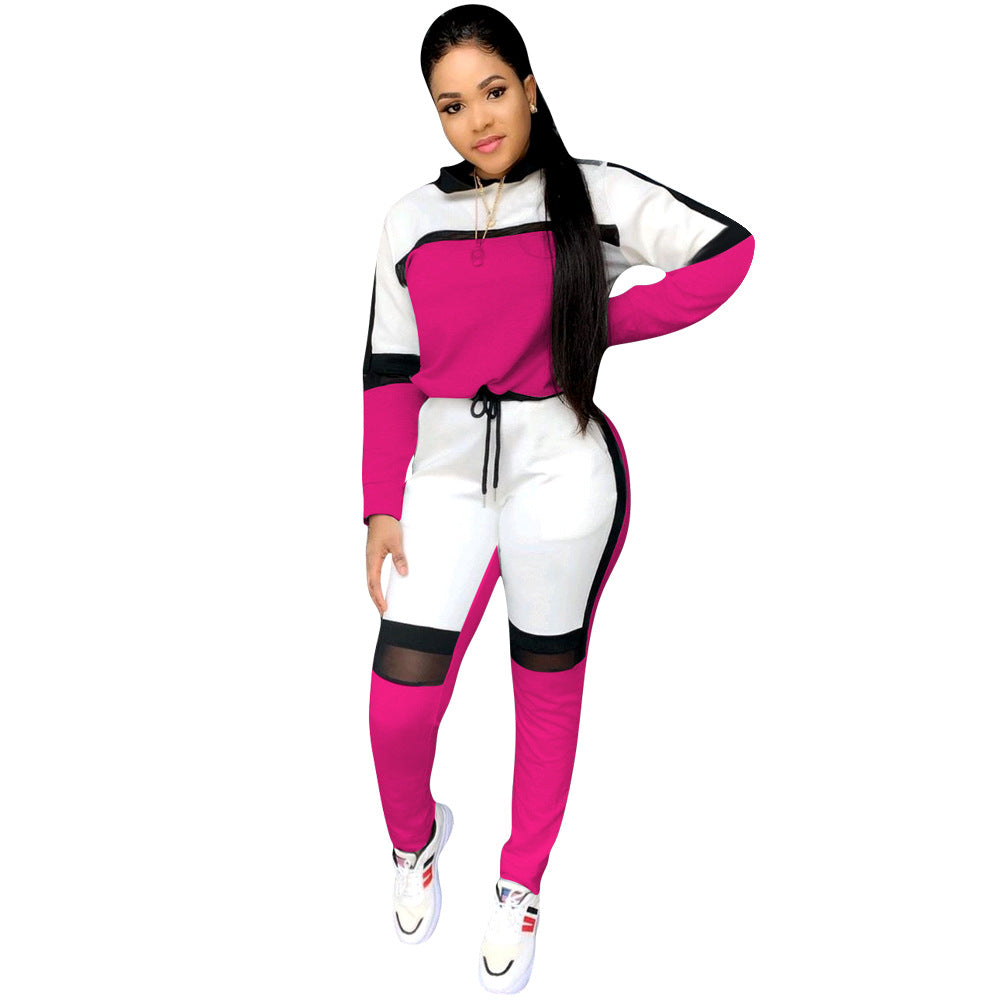 2019 autumn winter women long-sleeved sweater top joggers pants suit two pieces set fashion sportswear tracksuit outfit