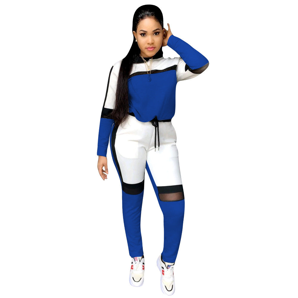 2019 autumn winter women long-sleeved sweater top joggers pants suit two pieces set fashion sportswear tracksuit outfit