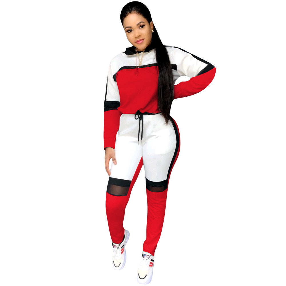 2019 autumn winter women long-sleeved sweater top joggers pants suit two pieces set fashion sportswear tracksuit outfit