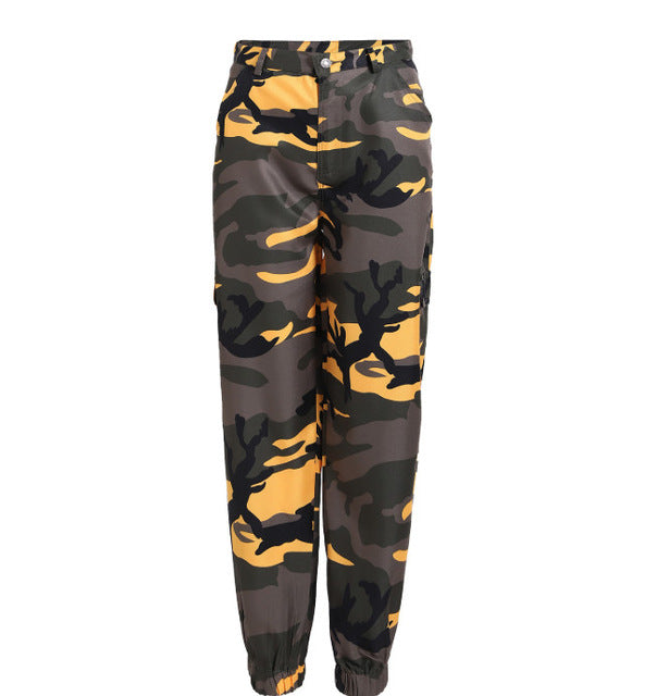 Camo Jeans Cargo Trousers Casual Army Pants Soldiers Military High Waist Camouflage BDU Plus Size Motorcycle ouc093