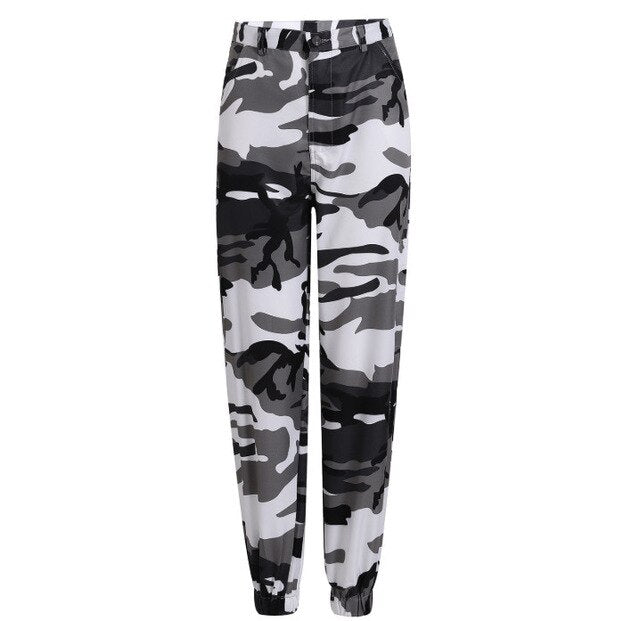 Camo Jeans Cargo Trousers Casual Army Pants Soldiers Military High Waist Camouflage BDU Plus Size Motorcycle ouc093