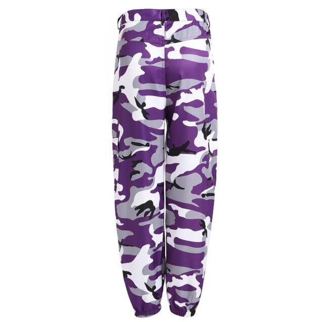 Camo Jeans Cargo Trousers Casual Army Pants Soldiers Military High Waist Camouflage BDU Plus Size Motorcycle ouc093