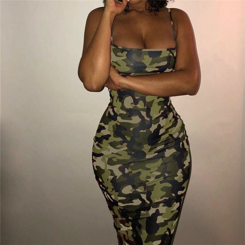Winter Nights - Camouflage Dress