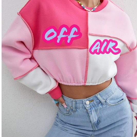 Off/Air Pretty in Pink Crop Top