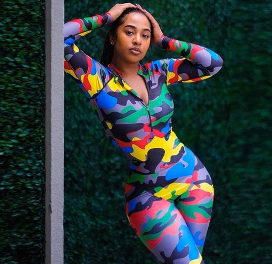 Confetti  Camouflage Body-Suit