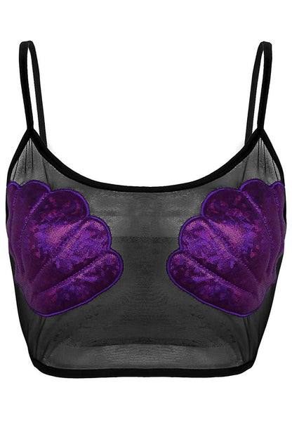 Seashell Mesh Top