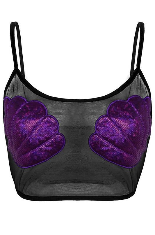 Seashell Mesh Top
