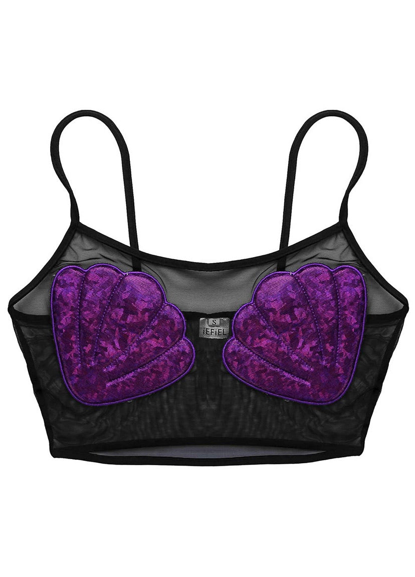 Seashell Mesh Top