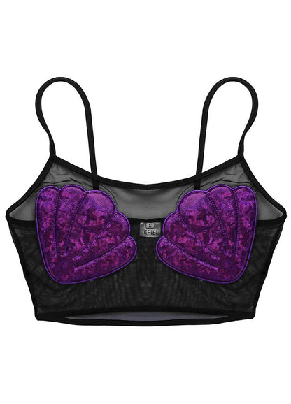 Seashell Mesh Top