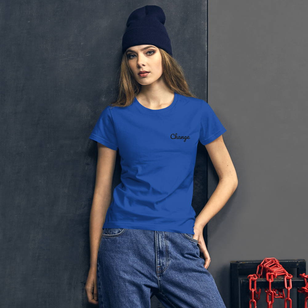 Change short sleeve t-shirt