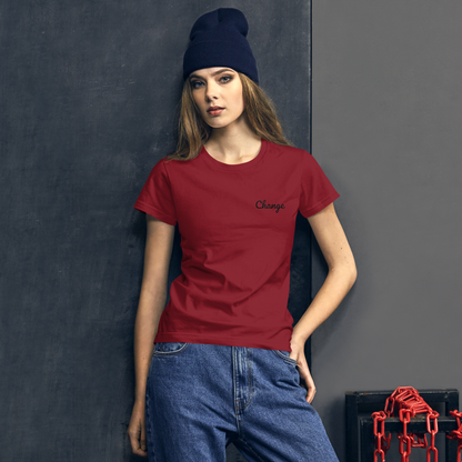 Change short sleeve t-shirt