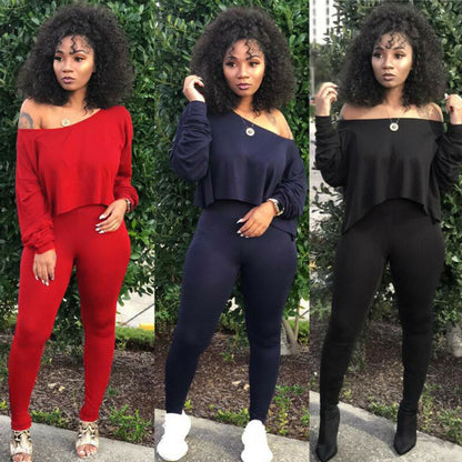 Going  Somewhere - Half Shoulder Pants Set