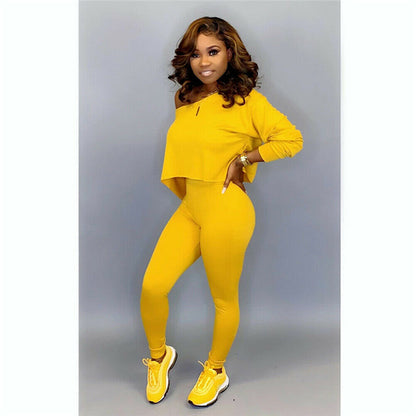 Going  Somewhere - Half Shoulder Pants Set