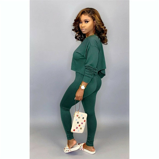 Going  Somewhere - Half Shoulder Pants Set