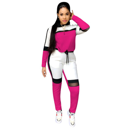 2019 autumn winter women long-sleeved sweater top joggers pants suit two pieces set fashion sportswear tracksuit outfit