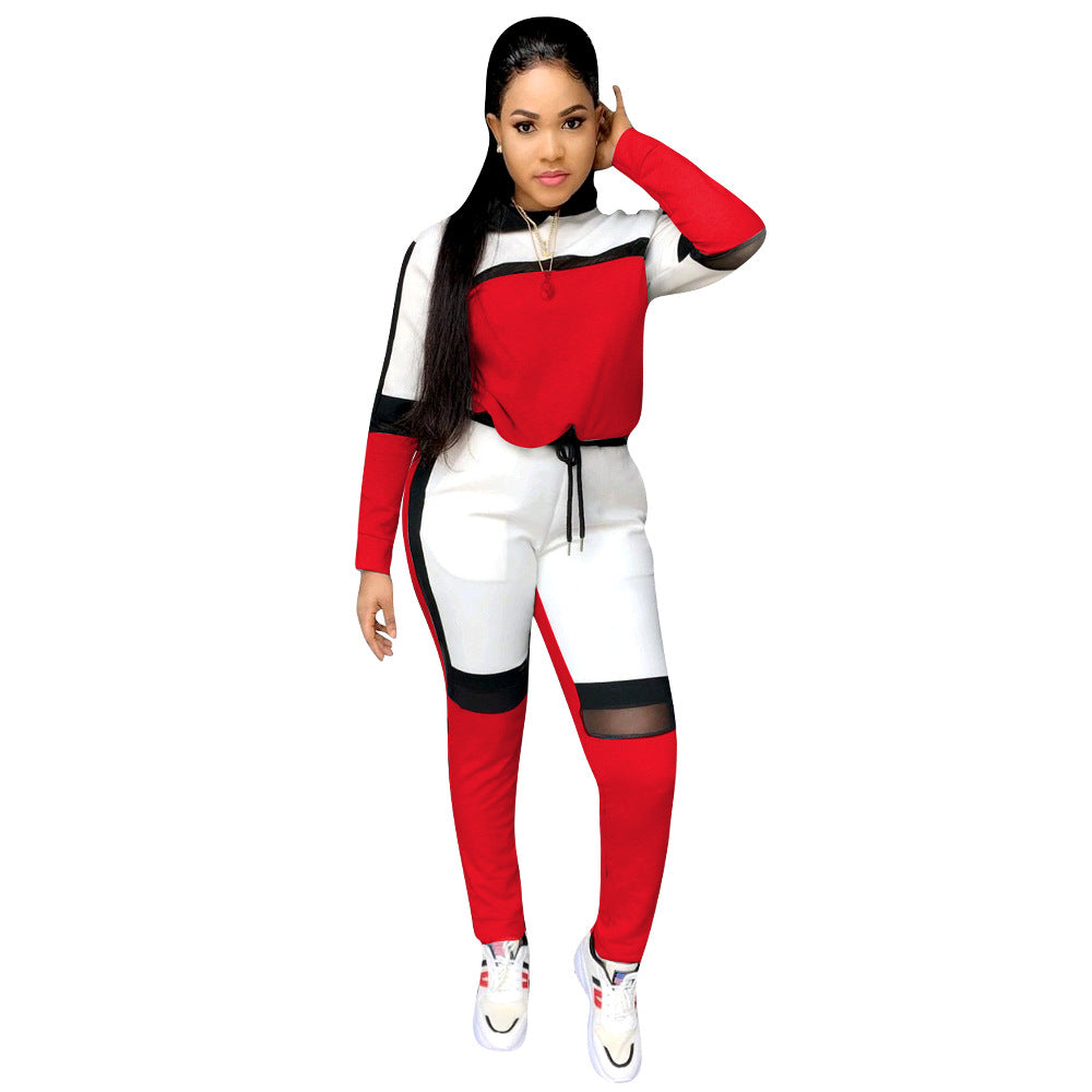 2019 autumn winter women long-sleeved sweater top joggers pants suit two pieces set fashion sportswear tracksuit outfit