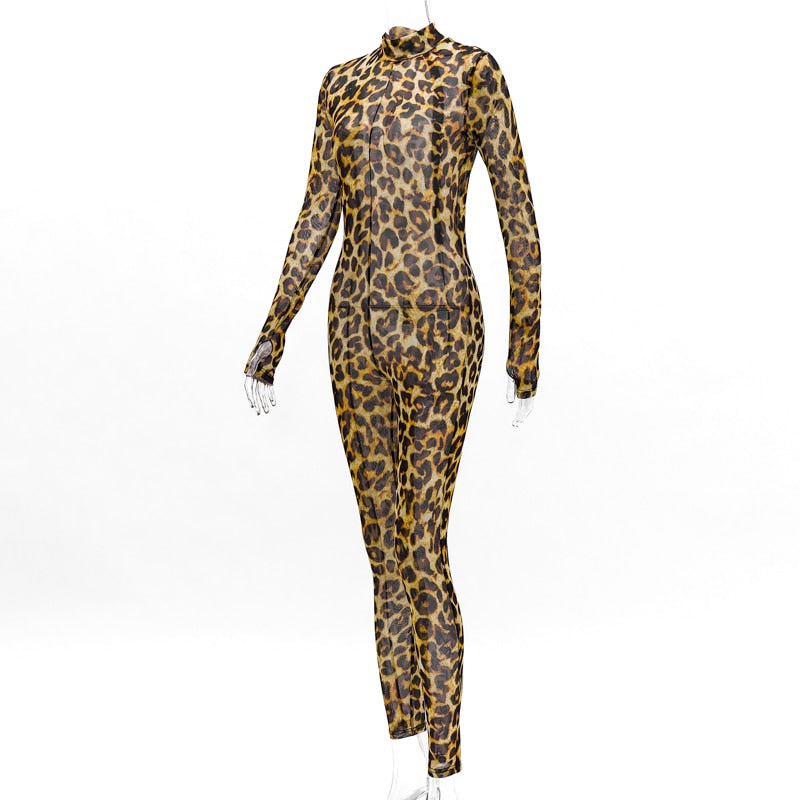 Heat up the Jungle- Mesh Bodysuit