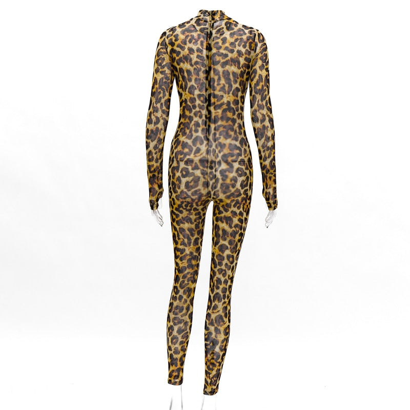 Heat up the Jungle- Mesh Bodysuit