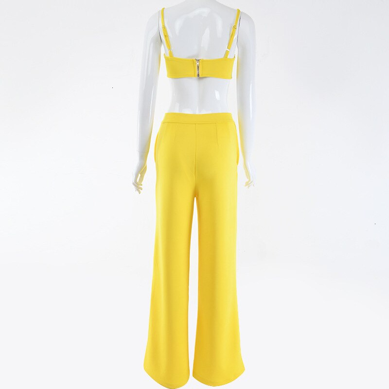 Tobinoone Slim Jumpsuit Women Sexy Slash Neck Bodycon Women Rompers crop trop and pants 2018 Summer Festival two piece Jumpsuit