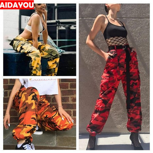 Camo  Jeans Cargo Trousers Casual Army Pants Soldiers Military High Waist  Camouflage BDU Plus Size Motorcycle ouc093